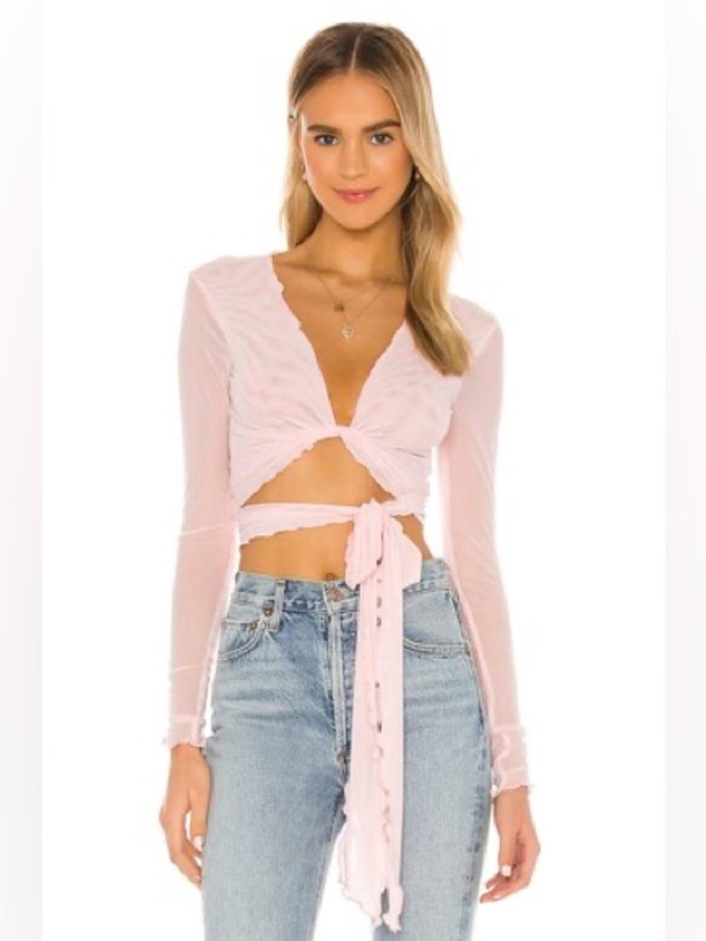 Lovers and Friends Camila Top in Baby Pink